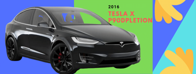 2016 Tesla X P90D depletion