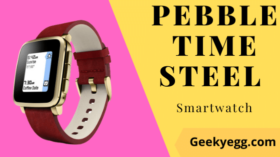 Pebble Time Steel Smartwatch